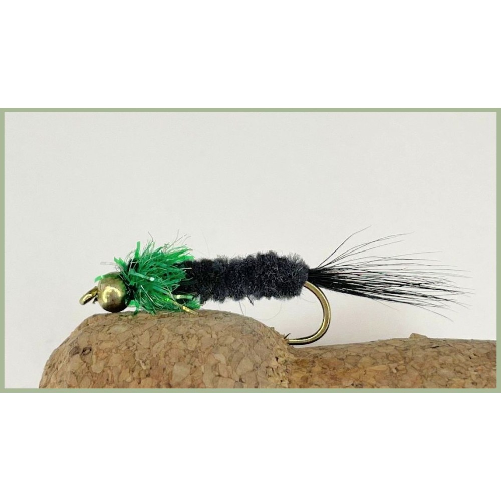 Goldhead Montana Nymph Trout Flies - Size 10, Assorted Colors, Pack Of 4